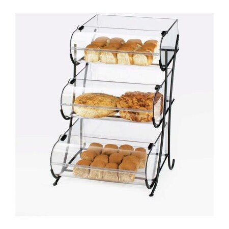 Cal-Mil Cal-Mil Iron 2 Tier Display with Round Nose Bins 15-1/2"W x 17-3/4"D x 17-1/2"H 1280-2
